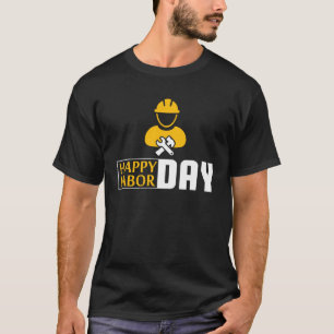 Camiseta Ingenieros del Sindicato del Día del Trabajo Feliz