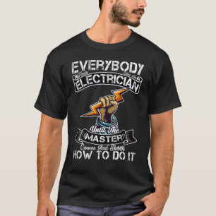 Camiseta Ingenieros eléctricos Electricistas Industriales L