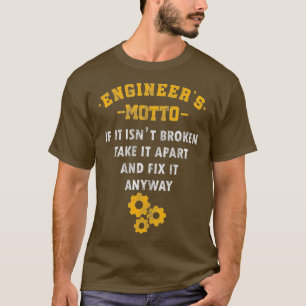 Camiseta Ingenieros Motto Math Science Engineering Gift