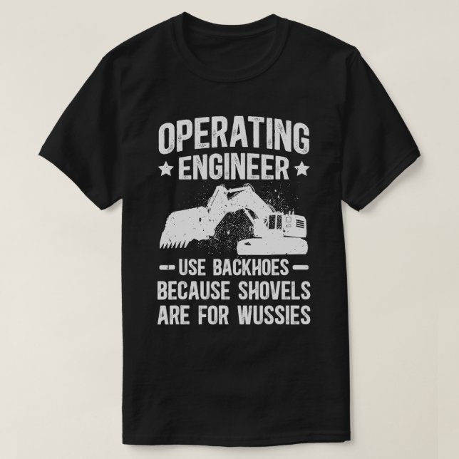 Camiseta Ingenieros operativos divertidos de ingeniero oper (Diseño del anverso)