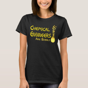 Camiseta Ingenieros químicos burbujeantes