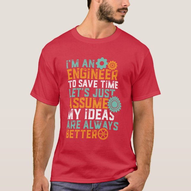 Camiseta ingeniosa de humor de ingeniería soy inge (Anverso)