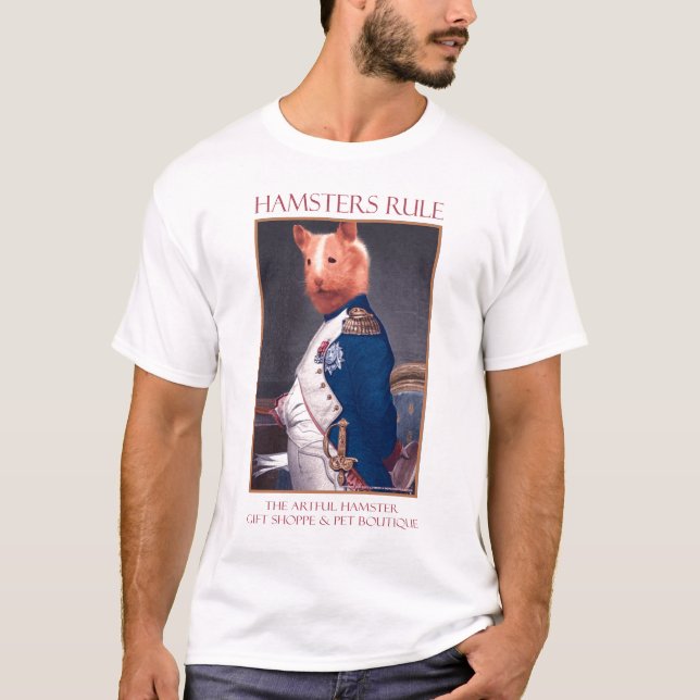 Camiseta ingeniosa de Napolean del hámster (Anverso)