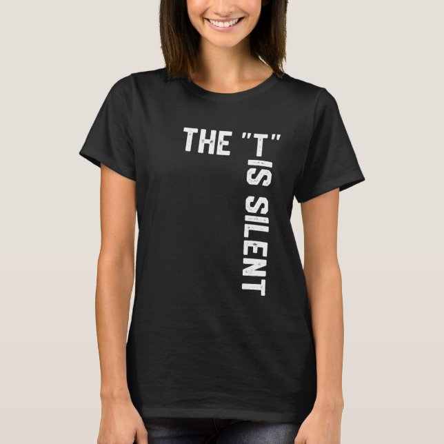 Camiseta Ingenioso humor sarcástico de gramática que dice q (Anverso)