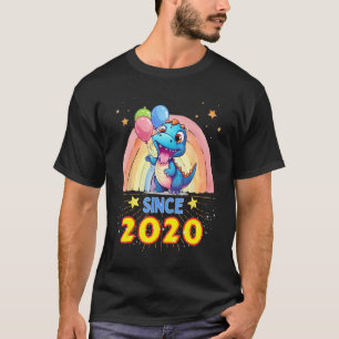 Camiseta Ingenioso Sinc de los niños de 3 años de dinosauri