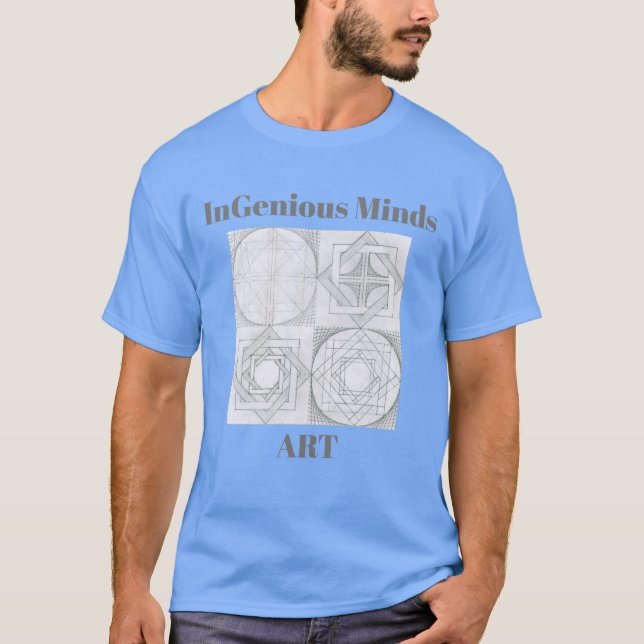 Camiseta InGenious ~ BluePrint (Anverso)