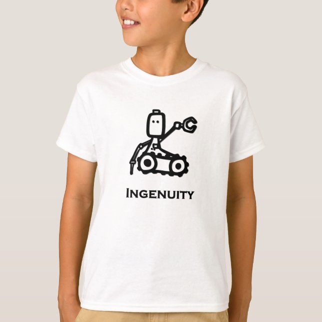 Camiseta Ingenuidad de bot ingeniero (Anverso)