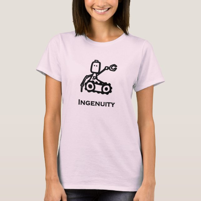 Camiseta Ingenuidad de bot ingeniero (Anverso)