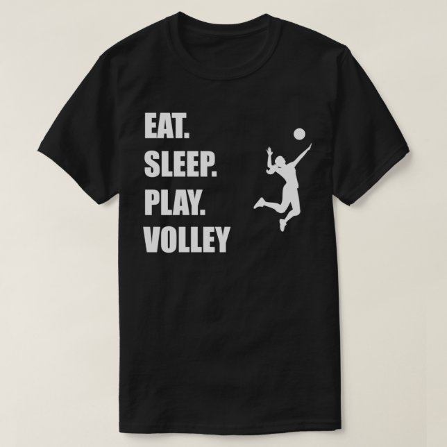 Camiseta ingiera a la mujer de voley de juego dormido 2 (Diseño del anverso)