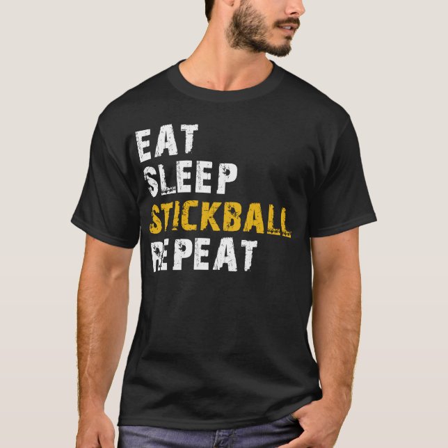 Camiseta ingiere el sueño Sticball (Anverso)