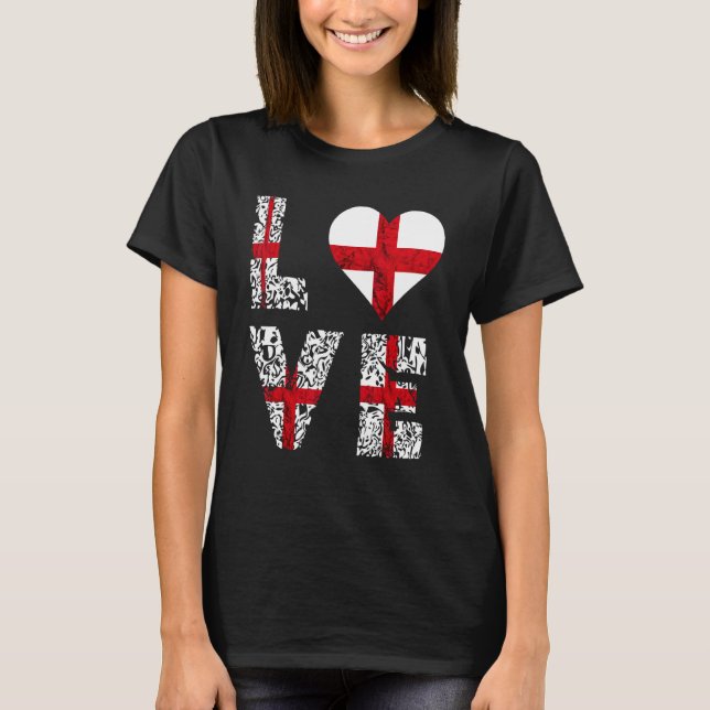 Camiseta Inglaterra aman St George's Cross English Roots En (Anverso)