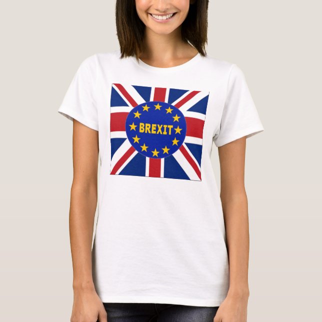 Camiseta Inglaterra Bandera EU Brexit (Anverso)