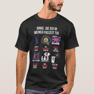 Camiseta Inglaterra diciendo tiempo libre Inglaterra Reino 