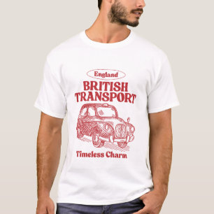 Camiseta Inglaterra: encanto atemporal del transporte britá