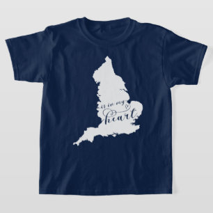 Camiseta Inglaterra Está En Mi Corazón