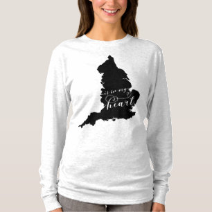 Camiseta Inglaterra Está En Mi Corazón