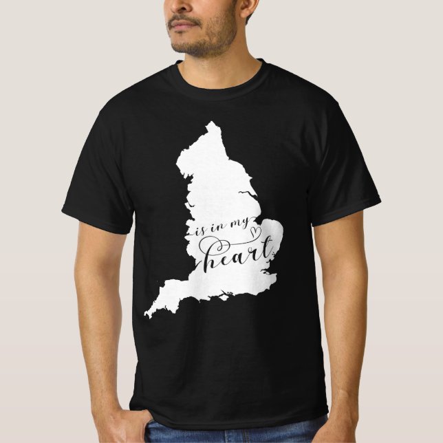 Camiseta Inglaterra Está En Mi Corazón (Anverso)