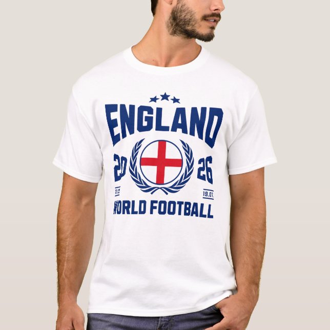 Camiseta Inglaterra Fútbol 2026 (Anverso)