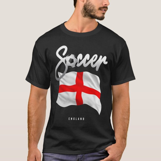Camiseta Inglaterra Fútbol - Bandera inglesa (Anverso)