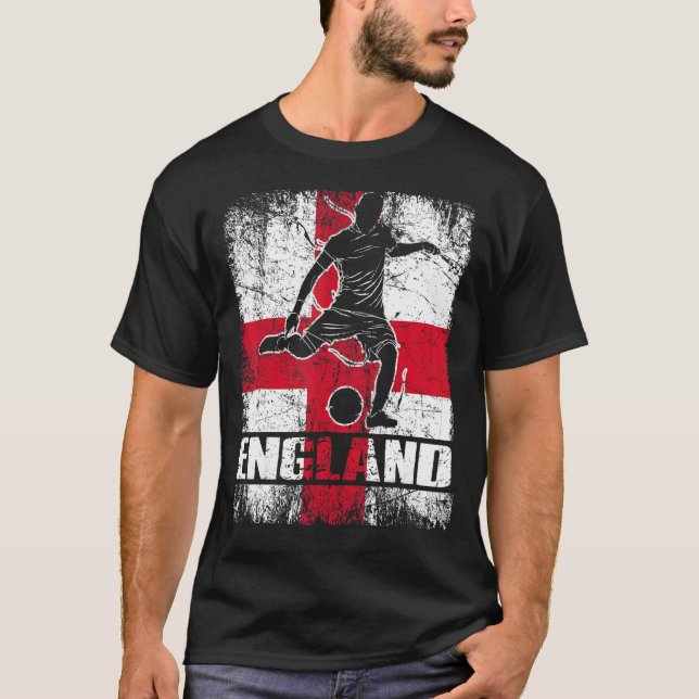 Camiseta Inglaterra Fútbol Inglaterra Fútbol Bandera Inglat (Anverso)