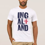 Camiseta Inglaterra Ingaland White<br><div class="desc">Sea la envidia de todos sus amigos con este tributo al equipo de Inglaterra y su gerente italiano</div>