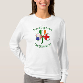 Camiseta Inglaterra Irlanda Estados Unidos Bandera Shamrock