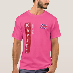 Camiseta Inglaterra Karate Inglés Bandera del Reino Unido K