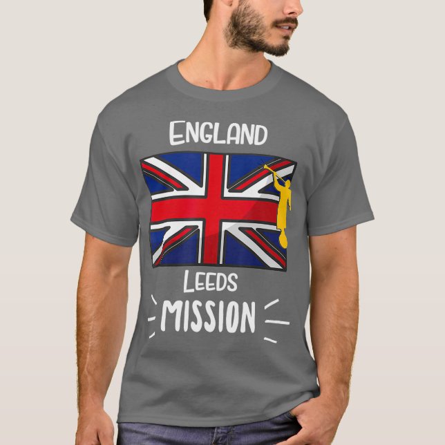 Camiseta Inglaterra lidera el regalo misionero de Mormon LD (Anverso)