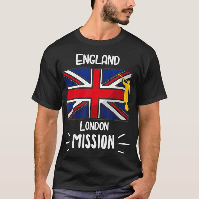 Camiseta Inglaterra lidera el regalo misionero de Mormon LD (Anverso)