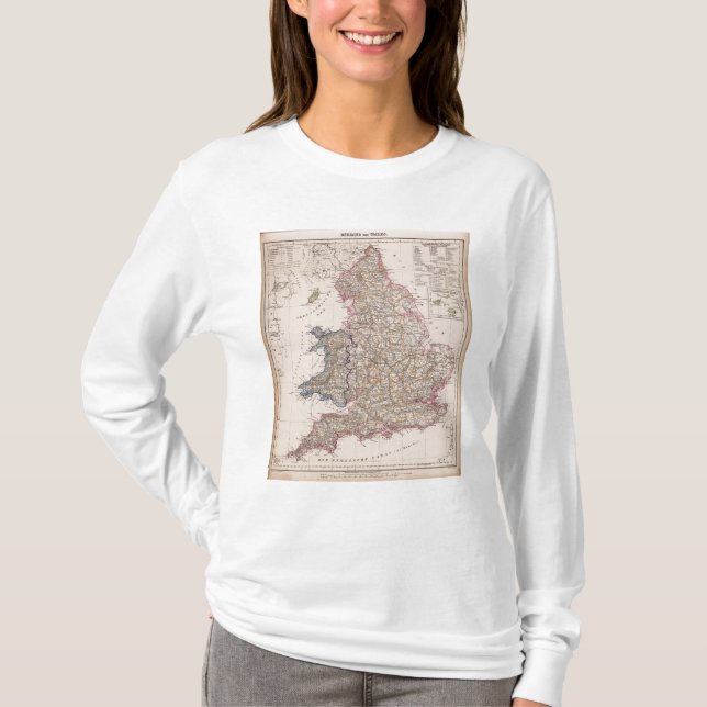Camiseta Inglaterra, País de Gales (Anverso)