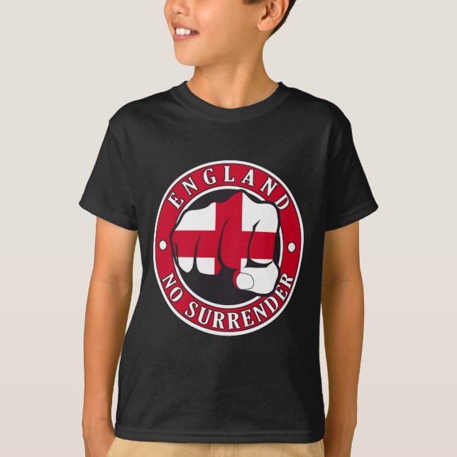 Camiseta Inglaterra puño de "ninguna entrega" (Anverso)