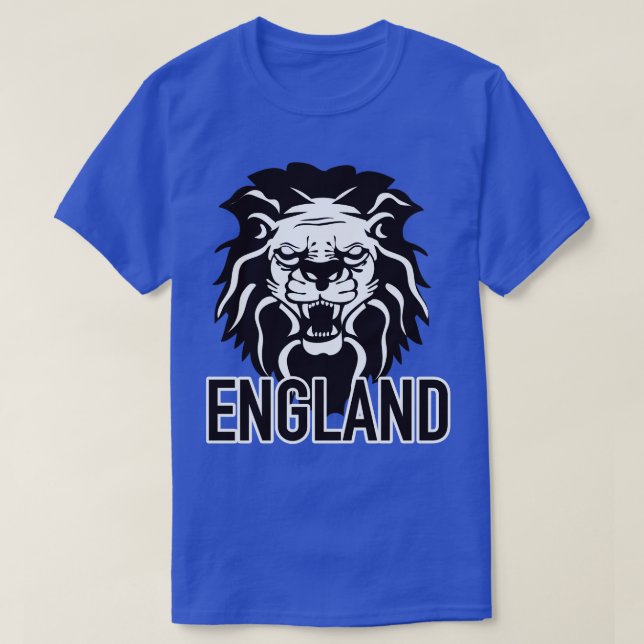Camiseta Inglaterra rugiendo León (Diseño del anverso)