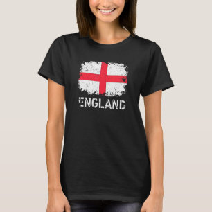 Camiseta Inglaterra Tee Bandera Británica de recuerdo vestu