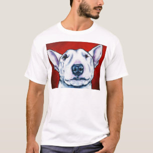 Camiseta Inglés blanco bull terrier