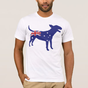 Camiseta Inglés bull terrier/camiseta australiana de la
