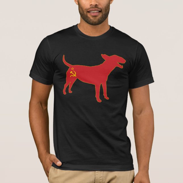 Camiseta Inglés bull terrier/camiseta comunista de URSS (Anverso)