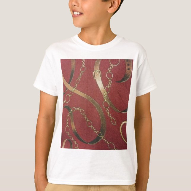 Camiseta Inglés Ecuestre - Rojo (Anverso)