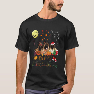 Camiseta Inglés Mastiff Dog Happy Hallothanksmas Family Xm