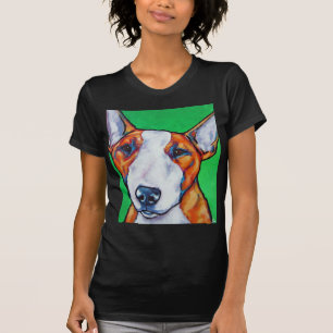 Camiseta Inglés rojo/blanco bull terrier