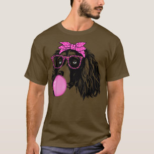 Camiseta Inglés Springer Spaniel con goma de burbujas banda