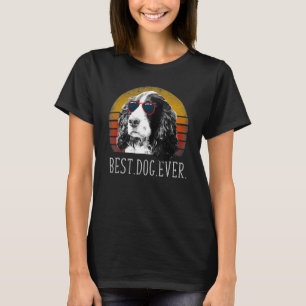 Camiseta Inglés Springer Spaniel Mejor Perro del Padre D