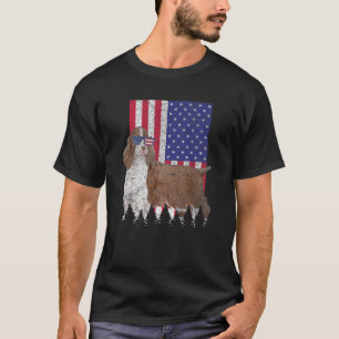 Camiseta Inglés Springer Spaniel Patriotic Dog Estados Unid