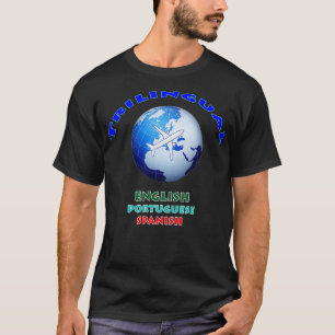 Camiseta Inglés tringüino español portugués 2