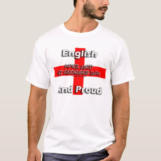 Camiseta Inglés y orgulloso - St Jorte día 23 de abril