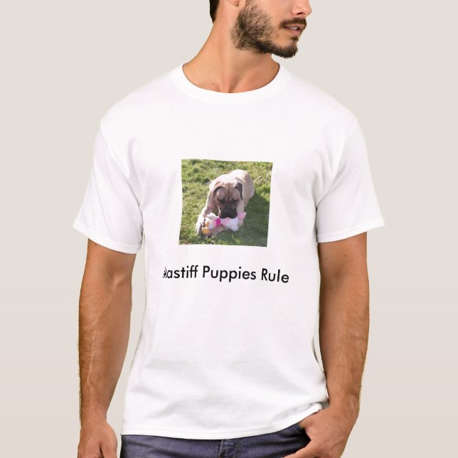 Camiseta inglesa de la regla de los perritos del (Anverso)