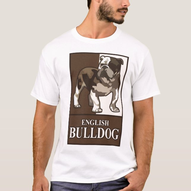 Camiseta inglesa del bulldog (Anverso)
