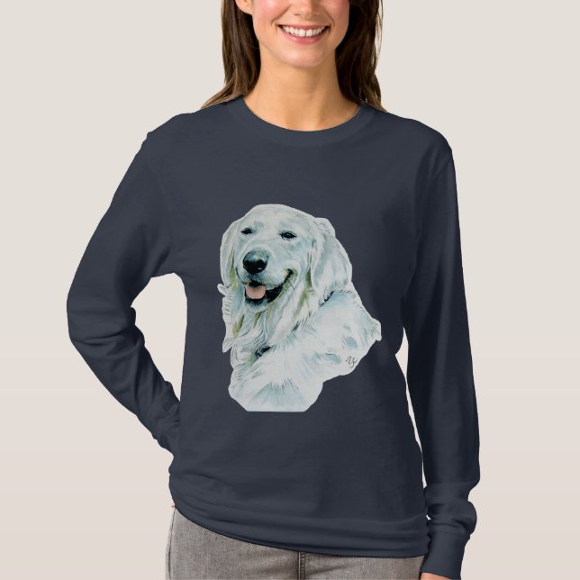 Camiseta inglesa del golden retriever (Anverso)
