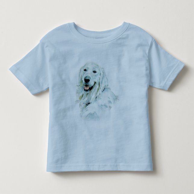 Camiseta inglesa del golden retriever (Anverso)
