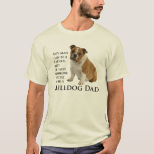 Camiseta inglesa del papá del bulldog
