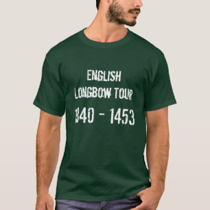 Camiseta inglesa del viaje del arco